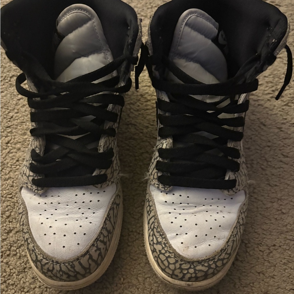 Jordan Kids Sneakers Black and White